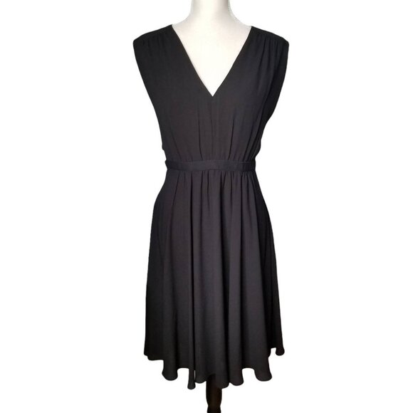 Revolve BCBGMaxazria Rachel Black Sleeveless Dress with Side Cut Outs Size Small - Picture 2 of 9